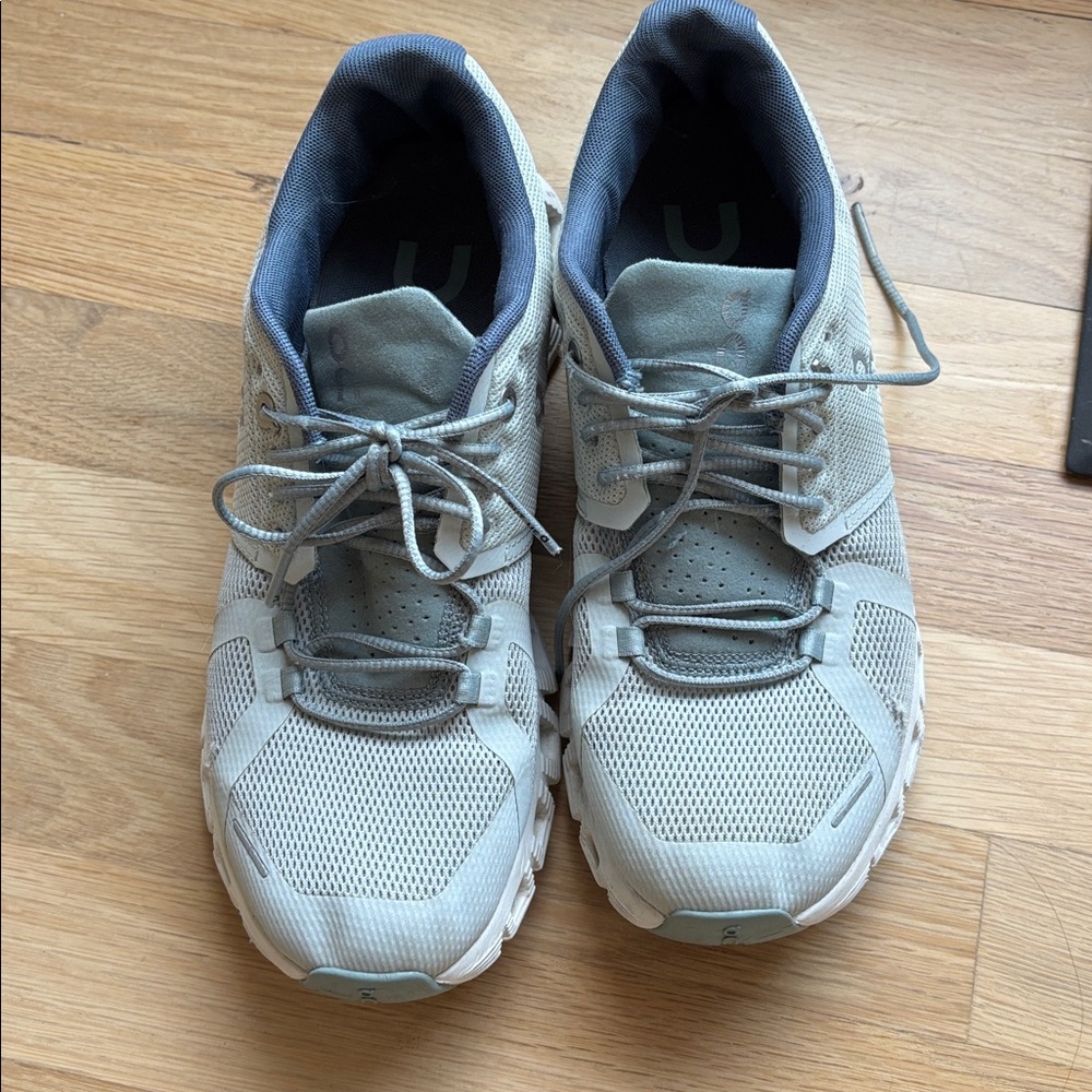 On Cloud 5 Womens 8 Surf Cobble Blue White Cloudtec Running Shoes 59.98895 GUC